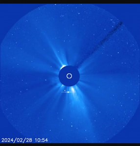 A GLANCING-BLOW CME IS COMING (MAYBE): NOAA forecasters say that a CME might graze Earth's magnetic field late on March 2nd. It was hurled into space yesterday when a magnetic filament attached to sunspot AR3592 erupted. The impact could spark minor G1-class geomagnetic storms. 📑Spaceweather | The Watchmen's Earth and Space connection