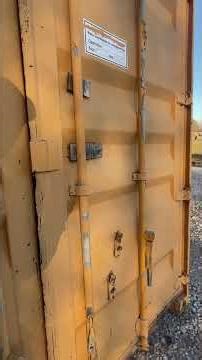 Lot 250 20 ft Conex Container. Equipment auction November 12-20, 2025.