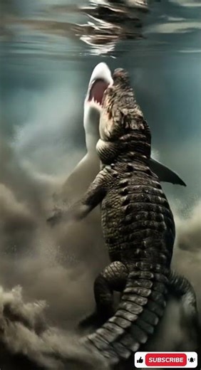 Crocodile vs Shark – Who Wins the Battle?🔥
