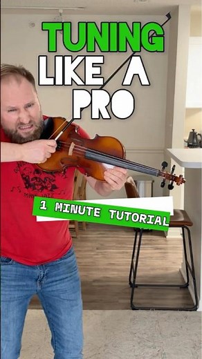 Tuning Like a Pro - 1 Minute Violin Tuning Tutorial