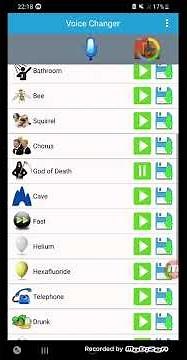 pou game over voice changer with effects