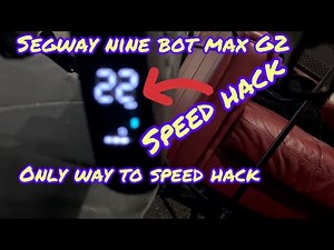 Segway Ninebot Max G2 speed Hack 100 💯 Percent Working any Firmware it works