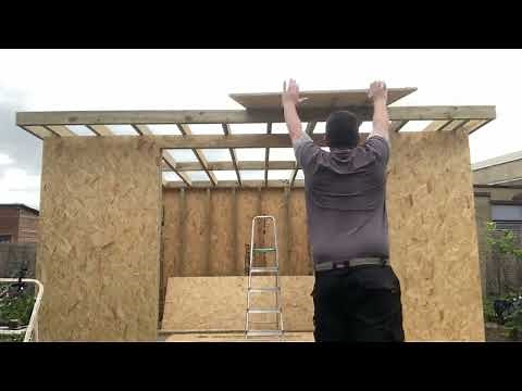 DIY Garden Room Roof Construction - Step by Step