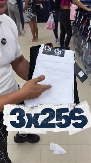 Mañana te espero aquí en inverisones 3 pantalones por 25 todas las tallas estamos ubicados en el mercado los guajiros valencia estado Carabobo para mayor información por el 04145801699 #inversionesmendoza #mercadolosguajiros #pantalones #videoviral #Diosesbueno