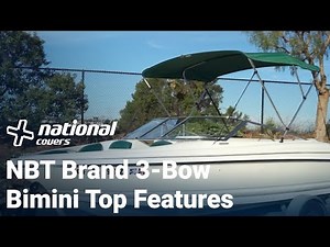 3-Bow Bimini Top Product Features - National Bimini Tops Brand | National Covers