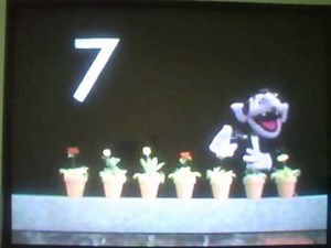 The Count Counting Flowers