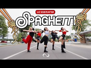 [KPOP IN PUBLIC BRAZIL | ONE TAKE] LE SSERAFIM (르세라핌) 'SPAGHETTI' | 커버댄스 Dance Cover by Moonrise