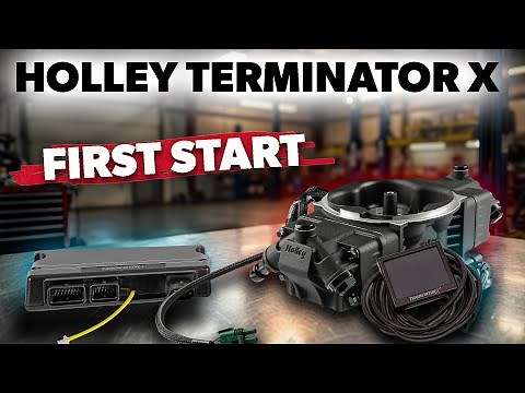 Initial Tune & First Start with Holley Terminator X (483 Stroker)