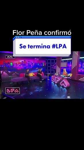 #FlorPeña confirmó el final del ciclo de #LPA por @americatv tras el éxito de #casadosconhijos