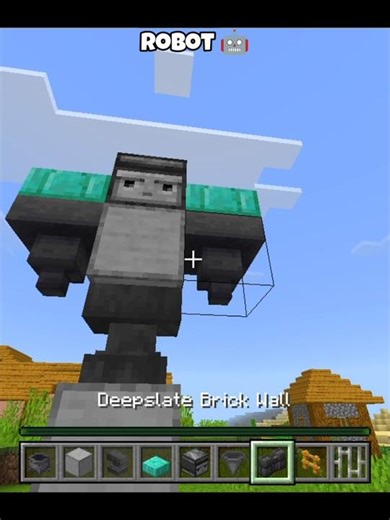 Minecraft Robot Build #minecraft #minecraftshorts