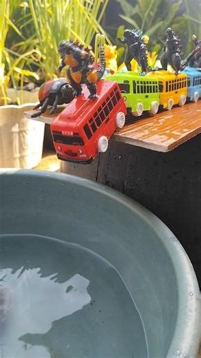 Toys asmr godzilla, tayo #asmr #satisfying #toys