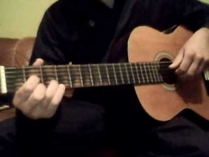 Mélodie simple à la guitare 3 accords - Morceau de guitare pour débutant