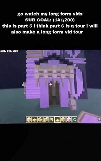 Castle build part 5 #minecraft #build #minecraftbuilding #castle #minecraftcastle #building