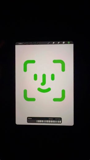 Face Recognition Animation #procreate #animation #content #creator #digitalcreator #shorts