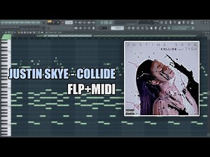 Justine Skye - Collide (MIDI + FLP) (FL Studio Piano Tutorial / Cover)