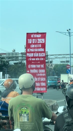 Lưu ý khi lưu thông trên đường Trường Chinh