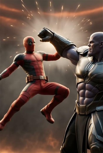 Deadpool vs Thanos: WHO WINS?! 🤯 #viralshort #viral #shorts #mcu #deadpool #thanos