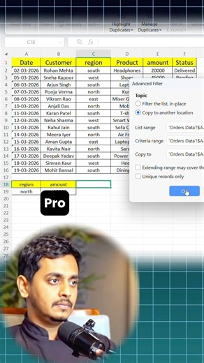 How to Filter Data in Excel Like a Pro in Seconds 🤯#excel #office #spreadsheet