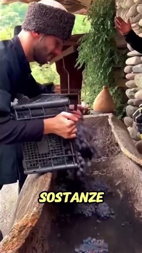 Why do some wineries still use feet to make wine?