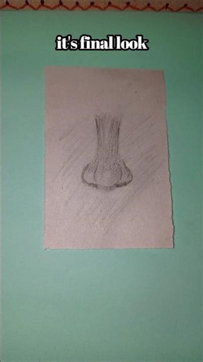 Let's learn how to draw a realistic nose ✨#drawing #art #drawingtutorial #realistic #youtubeshorts