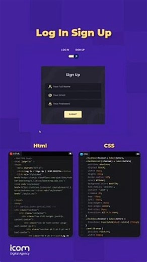 Flippable Login /Signup form