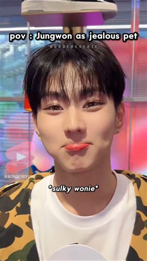 pov : Jungwon as jealous pet 🐈 a cat pretending to be puppy #enhypen #jungwon #jake #sunghoon
