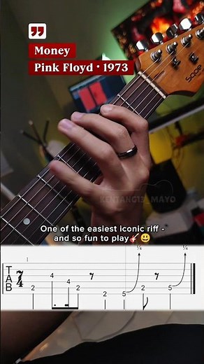 Money - Pink Floyd | GUITAR TUTORIAL 🎸⚡#guitarra #guitarriff #guitarlesson #pinkfloyd