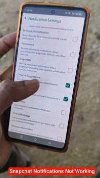 Snapchat Notifications Not Working ( Problem Solved )