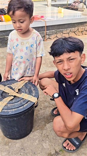 ada suara tokek di dalam ember #trending