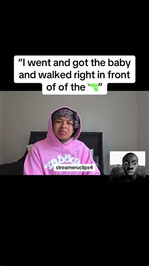 When Blueface was arrested, the cops were pointing their guns at him so she grabbed the baby as a shield…