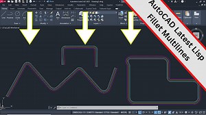 Master Multilines in AutoCAD with the Latest Lisp: Create, Use, and Fillet Like a Pro!
