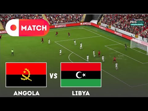 Libya vs Angola / World Cup Qualifying 2025-26 Match Simulation | eFootball Pes 21 Gameplay