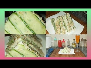 Bread Cucumber Sandwich/unique recipe don't miss #breadcucumbersandwich ‪@myrecipebox_recipes‬