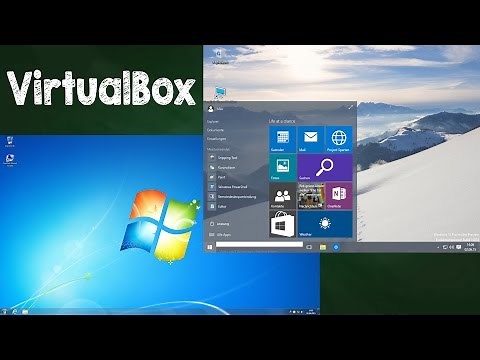 Windows 10 Installation VirtualBox auf Windows 7 oder 8 PC, Tutorial Deutsch