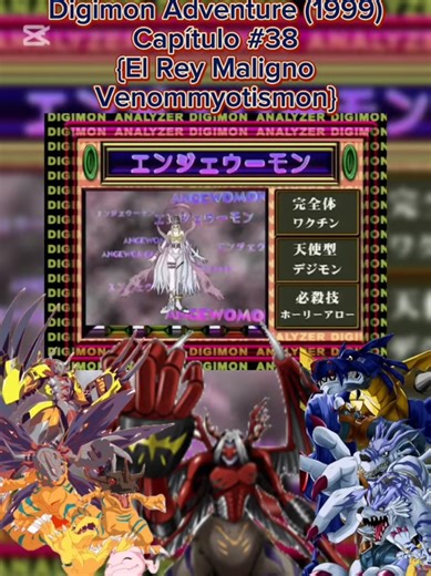 Digimon Adventure [1999] Capítulo 38 (El Rey Maligno Venommyotismon) Parte 4 Dale like suscribete y dejen su comentario seguiré a los mejores comentarios #fyp #tiktok #foryoupage #viral #recuerdos