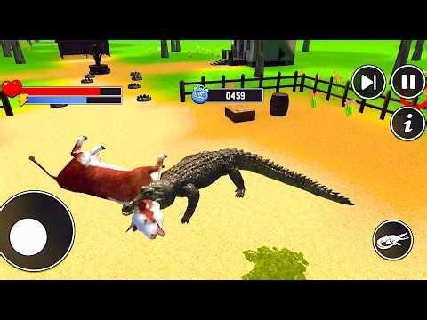 Hungry Crocodile Wild Animal - Full Gameplay (Animal Simulator)