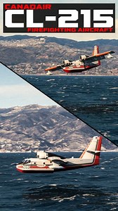 116K views · 2.3K reactions | A Canadair CL-215 firefighting aircraft is seen scooping up ocean water off of the coast of Los Angeles, California #socal #fires #lafd #calfire #hollywood #palisades #fire #losangeles This video was created digitally. | iceman_fox1 | Facebook
