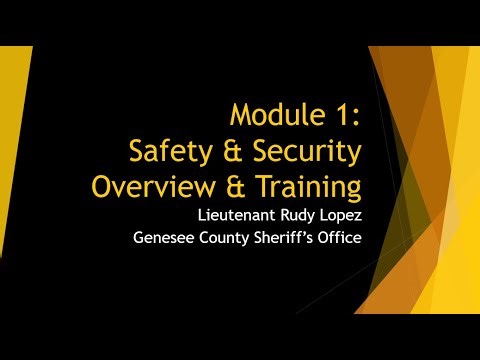 Module 1: Security & Safety Overview
