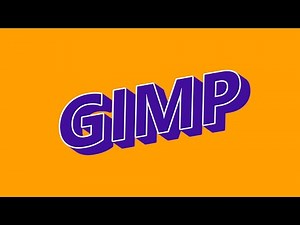 GIMP Tutorial: 3D Text Effect