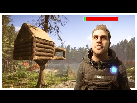Building a Tree Fort Base Almost Ruined Me - Sons of the Forest