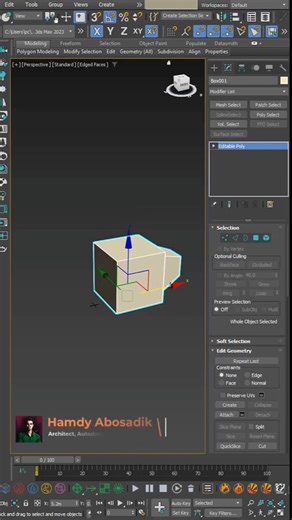 3K views · 17 reactions | مهم تاخد بالك: لما تعمل Mirror في 3ds Max،...