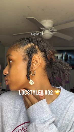 Low Tension Loc Styles Tutorial | Hair Gel Tips