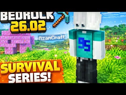 Survival Series : Minecraft Bedrock Trial Stone Tools