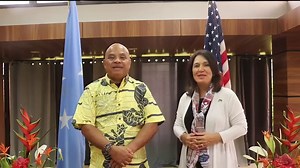 10K views · 131 reactions | Video Address by His Excellency FSM President David W. Panuelo and Ambassador Carmen G. Cantor to commemorate the 35th FSM Independence Day and US-FSM Compact of Free Association anniversary.  The Youtube link is located here: https://youtu.be/6PkNJQbsHFg Happy 35th Birthday FSM! | U.S. Embassy Kolonia | Facebook