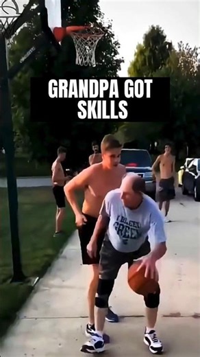 Grandpa Still Got Game! Crazy Basketball Fake Out 🏀🔥
