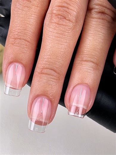 Short square tips that hug the nail bed closely—ideal for petite or narrow nails.#nail#nails