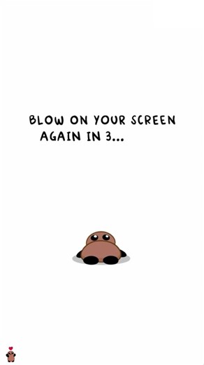 blow on your screen #shorts