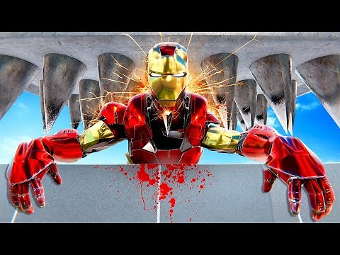 IMPALING Iron Man With Spikes - Bonelab VR Mods