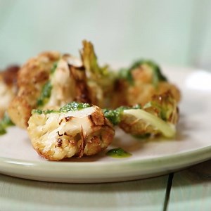 Roast Cauliflower w/ Wild Garlic Pesto Full recipe in comments! | Tastemade UK
