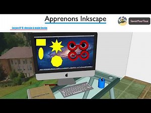 Inkscape tuto français - Gestion de l'outil Main Levée (Episode 08)